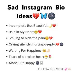 Sad Alone Instagram Bio