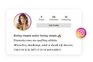 Instagram Stylish Bio